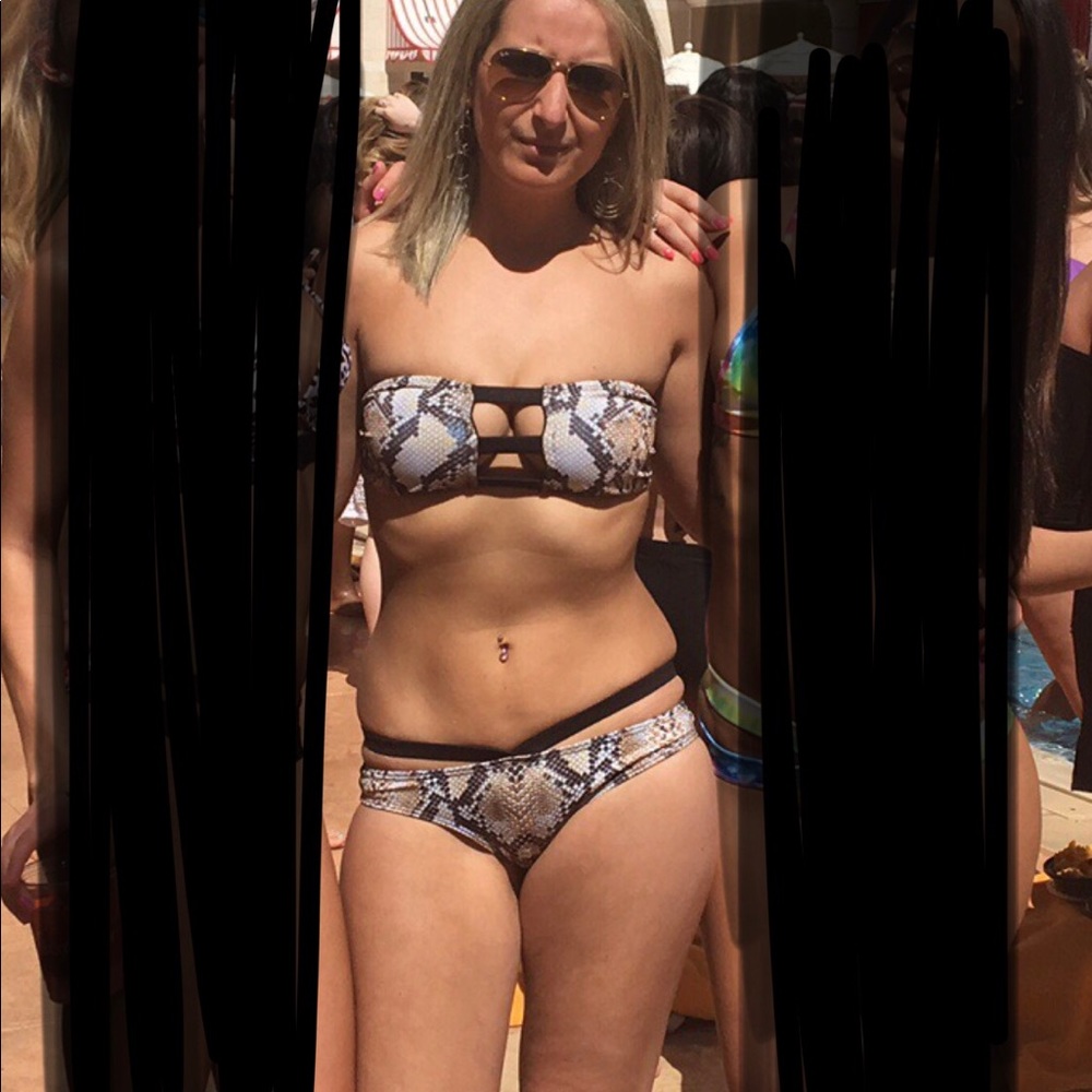 Yandy Black/Leopard Bikini